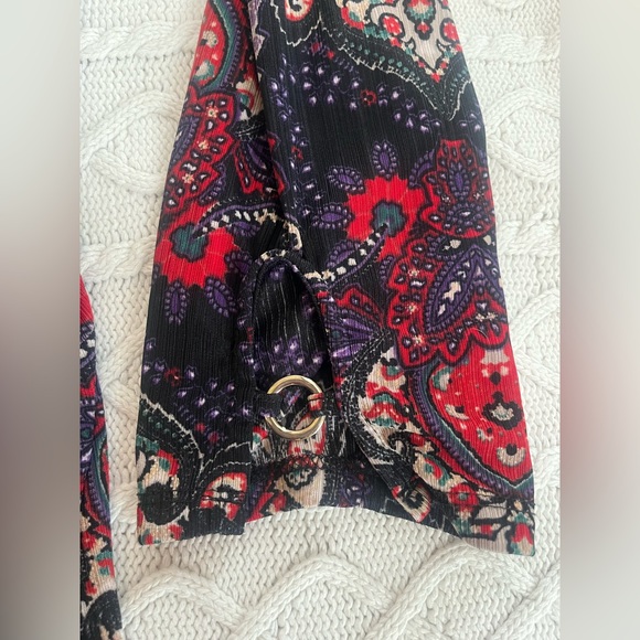 Dana Buchman Elegant Black and Red Patterned Women's Blouse Size 2X - Picture 12 of 16